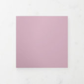 Wedding Blush Pink All in one set Drieluik Uitnodiging (Cover)