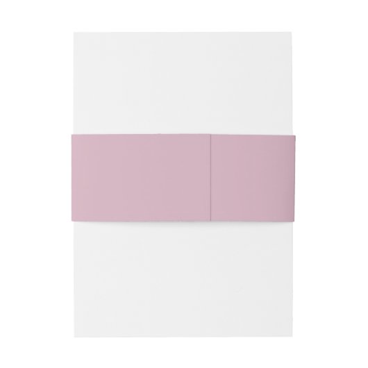 Wedding Blush Pink Uitnodigingen Wikkel (Achterkant Voorbeeld)