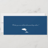 Wedding Boarding Pass naar Aruba Kaart (Achterkant)