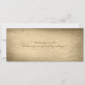 Wedding Boarding Pass- tickets met RSVP Kaart (Achterkant)