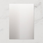 Wedding Boho White Orchid Flowers Blue Moon Party Informatiekaartje (Achterkant)