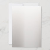 Wedding Boho White Orchid Flowers Blue Moon Party Kaart (Achterkant)