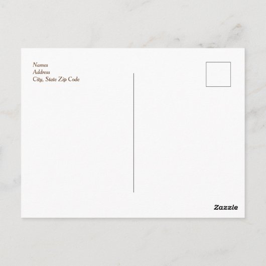 Wedding Bokeh Dank je wel, Briefkaart (Achterkant)