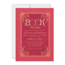 Wedding-Book The Date Invitation