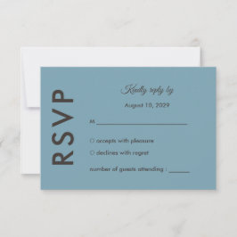 Wedding Botanical Vintage | Curated Floral Palette RSVP Kaartje
