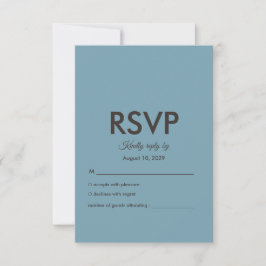 Wedding Botanical Vintage | Curated Floral Palette RSVP Kaartje