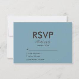 Wedding Botanical Vintage | Curated Floral Palette RSVP Kaartje