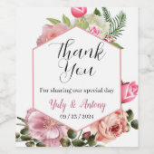  Wedding bottle stickers set para botellas evento (Enkel label)