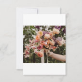 Wedding Bouquet Bedankkaart (Voorkant)