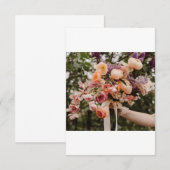 Wedding Bouquet Bedankkaart (Voorkant / Achterkant)