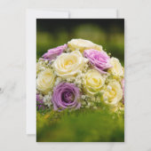 Wedding Bouquet Bridal Shower Kaart (Achterkant)