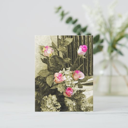 Wedding Bouquet Briefkaart (Staand voorkant)