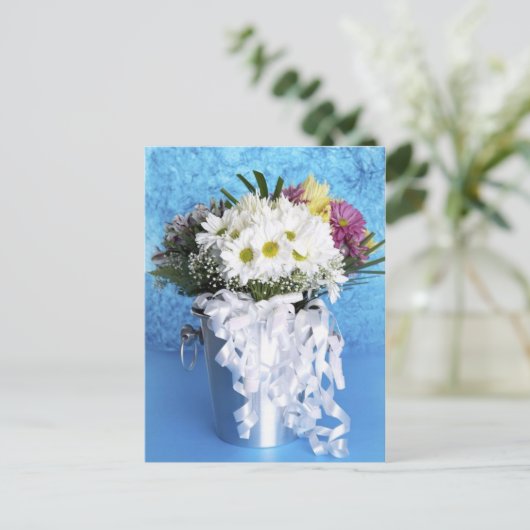 Wedding Bouquet Centerpart Briefkaart (Staand voorkant)