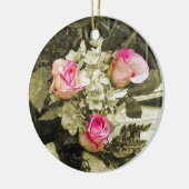 Wedding Bouquet Keramisch Ornament (Links)