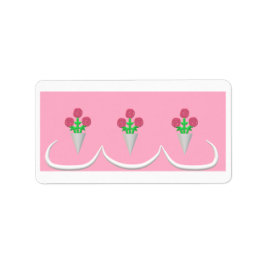 Wedding Bouquet Retouradres Etiket