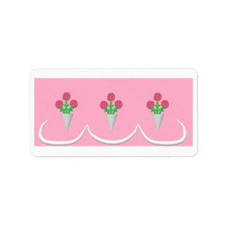 Wedding Bouquet Retouradres Etiket