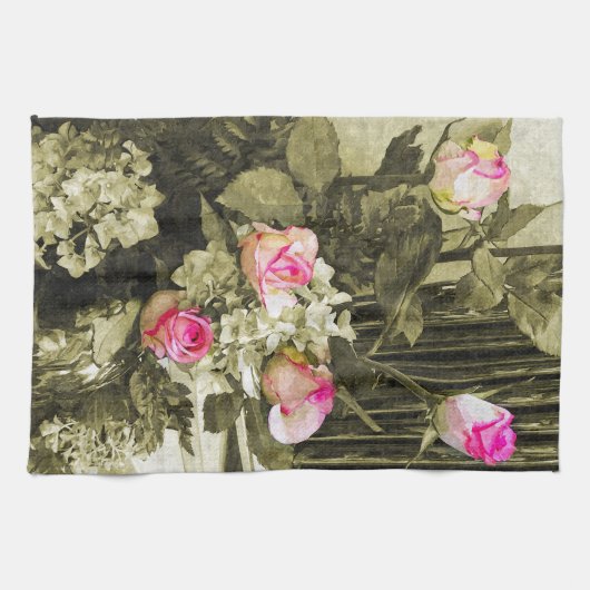 Wedding Bouquet Theedoek (Horizontaal)