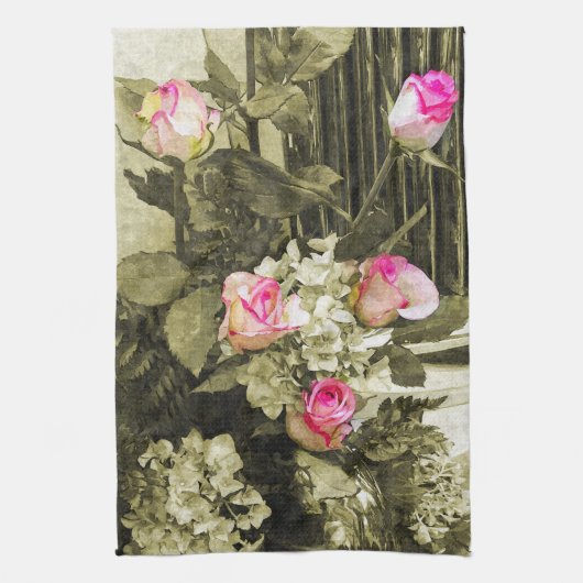 Wedding Bouquet Theedoek (Verticaal)