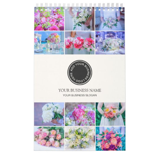 Wedding Bouquets & Flowers 2023 Business Calendar Kalender (Hoes)