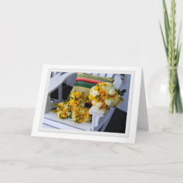 Wedding Bouquets op Wenskaart van Adirondack-voorz Kaart