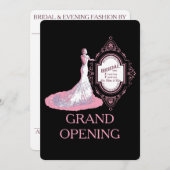 WEDDING BOUTIQUE ~ Invitation Kaart (Voorkant / Achterkant)