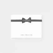 Wedding Bow Stropdas Groomswoman Post it Notes (Voorkant)