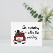 Wedding Breakfast Invite Uitnodiging Briefkaart (Staand voorkant)