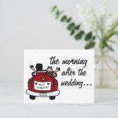 Wedding Breakfast Invite Uitnodiging Briefkaart (Staand voorkant)