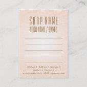 WEDDING Bridal & Avond Mode - Visitekaartje (Achterkant)