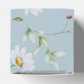 Wedding Bridal Shower Blue Daisy Favor Box Bedankdoosjes (Bovenkant)