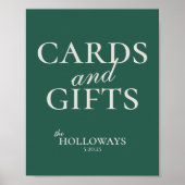 Wedding Bridal Shower Cards and Gifts Poster (Voorkant)