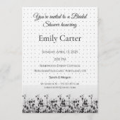 Wedding Bridal Shower | Elegant Invite Design Kaart (Voorkant)