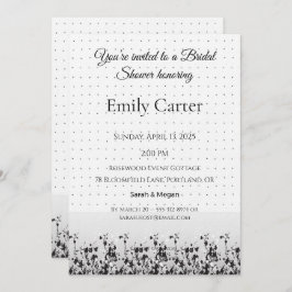 Wedding Bridal Shower | Elegant Invite Design Kaart