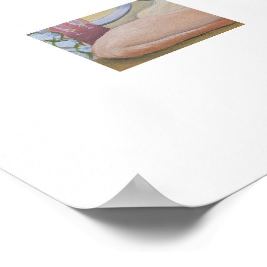 Wedding Bride and Groom Cat Art Print (Hoek)