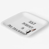 Wedding Bride and Groom Humor Papieren Bordje (Gebogen)