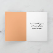 Wedding Bride and Groom on a Jet Ski Kaart (Binnen)