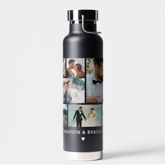 WEDDING Bride & Groom Multi Collage Modern Waterfles (Links)
