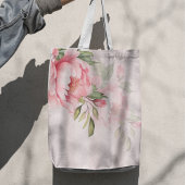 Wedding Bridesmaid | Pink Peony & Sage Green Crossbody Tas