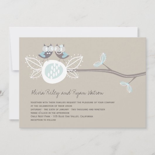 Wedding Brown is eigenaar van filiaal Whimsical Kaart (Voorkant)