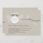 Wedding Brown is eigenaar van filiaal Whimsical Kaart (Voorkant / Achterkant)