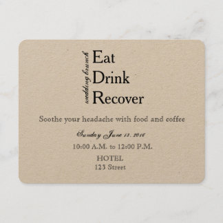 Wedding Brunch Uitnodiging