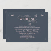 Wedding Brunch Uitnodiging (Voorkant / Achterkant)