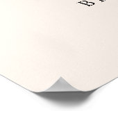 Wedding Brunch Vrijgezellenfeest Tea Cups Chinoise Poster (Hoek)