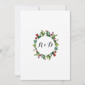 Wedding Cactus Floral Fiesta Wreath Party Invite Kaart (Achterkant)