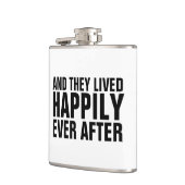 WEDDING cadeauFLASKS, OOIT NA HET AFGEVEN Heupfles (Links)