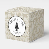 Wedding Cake Bedankdoosjes (Voorkant Zijde)