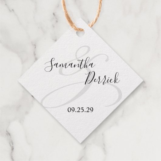 Wedding Cake Bedankjes Labels (Achterkant)