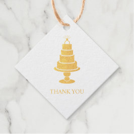 Wedding Cake Bedankjes Labels