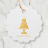 Wedding Cake Bedankjes Labels (Voorkant)