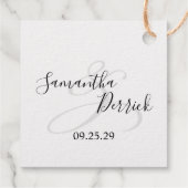 Wedding Cake Bedankjes Labels (Achterkant)